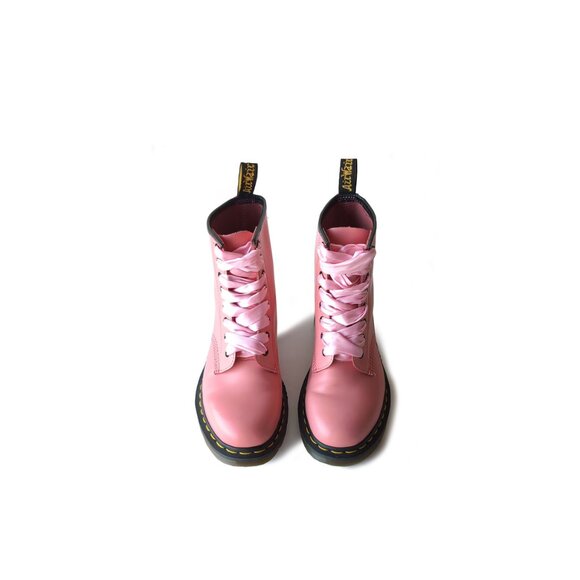 Dr. Martens Boots Size 7 Womens 1460 Acid Pink 8 Eye Lace Up Boots - Picture 2 of 9